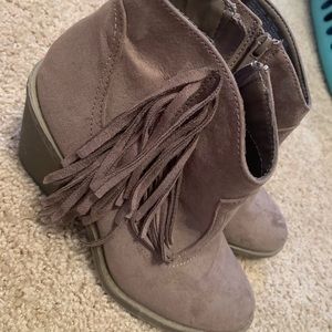 Booties, never worn
